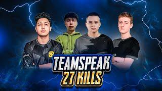 TEAMSPEAK 27 KILLS | ICY, COA , CRYPTO , OLDBOY | MOST DANGEROUS TEAM??