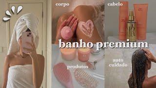 rotina de banho premium: cuidados com o corpo, cabelo e pele ‍️🫧