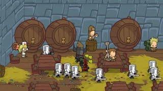 Castle Crashers Remastered Necromancer and Cult Minion throw a rave