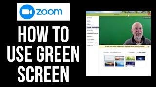 How To Use Green Screen on Zoom | Zoom Tutorial