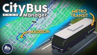 The game lets you build a bus company anywhere in the world!