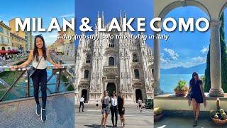 FIRST TIME TRAVELLING TO MILAN AND LAKE COMO // 4-Day Solo Travel Vlog in Italy 