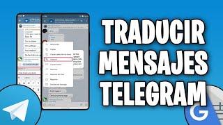 traduce los mensaje de inglés a español en TELEGRAM 2022