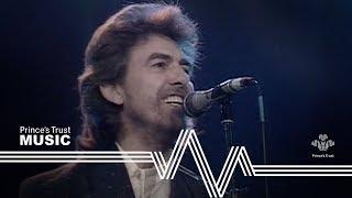 George Harrison & Ringo Starr - While My Guitar Gently Weeps (The Prince's Trust Rock Gala 1987)