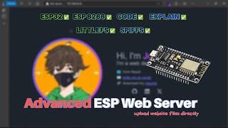 ESP32 / ESP8266 Advanced Web Server with File Upload and Hosting!