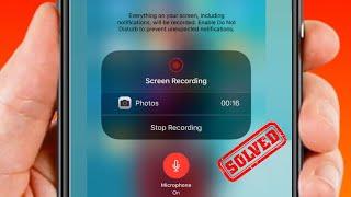 How to Fix Screen Recording Not Working iPhone | iOS 16 | 2022