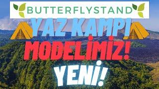 Gazebo Çadır Yaz Kampı Modelimiz!  /- Butterfly Stand Gazebo Çadır - /