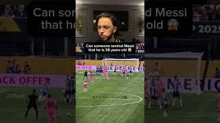 Messi free kick at 38 years old  #football  #footballshorts #messi #fcbarcelona