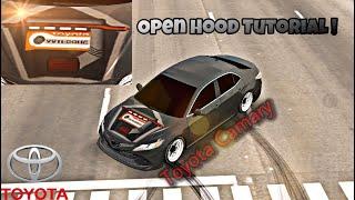 Car Parking Multiplayer-Toyota Camry Realistic Open Hood Tutorial!