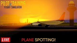 LIVE - PTFS - Roblox plane spotting (public servers)