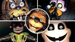 ALL JUMPSCARES + SECRET!! Tyke and Sons Lumber Co. (FNAF)