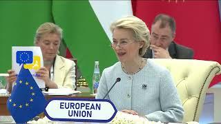 Ursula von der Leyen's Visionary Speech at Historic EU-Central Asia Summit #Samarkand