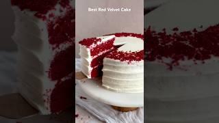 The ULTIMATE Red Velvet Cake - soft, moist, and extremely easy to make! #redvelvet #cake #baking