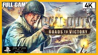 Call of Duty : Roads to Victory (PSP) | Full Walkthrough in 4K (No Commentary) [LongPlay]