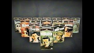 Universal Monsters VHS Collection of "Frankenstein", "Dracula", "The Wolf Man" & "The Mummy". SCARY!