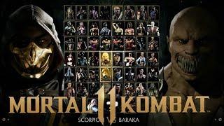 Mortal Kombat 11 Ultimate Edition Full Character Roster With DLC WishList