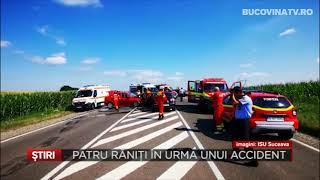 FARA CV 13   Patru raniti in urma unui accident rutier Bucovina TV ro