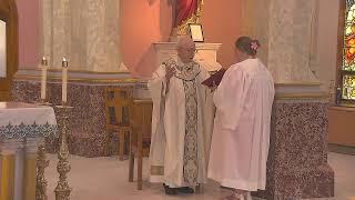 Sunday June 22, 2025 - Mass at Our Lady Roman Catholic Church, Mount Carmel, Pa