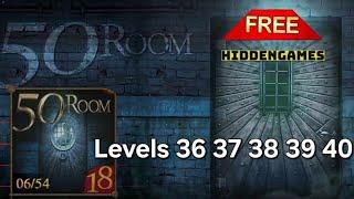 can you escape 50Rooms 18 Level 36 37 38 39 40 walkthrough