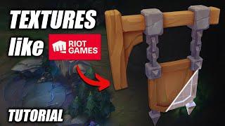 Texture 3D like Riot Games -Handpaint Textures Tutorial