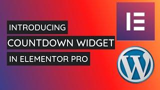 How to Add and Style Countdown Widget in Elementor Pro | Elementor Pro Tutorial 2021