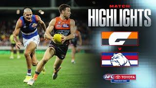 GWS Giants v Western Bulldogs Highlights | Round 7, 2025 | AFL