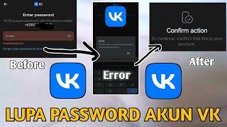 Cara Login VK Lupa Password 100%MUDAH