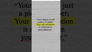 Real Education meaning #Education #motivational #gkmaster #quotes #status #educationstatus #study