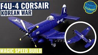 New & Bigger - F4U-4 Corsair - Korean War - COBI 2417 (Speed Build Review)