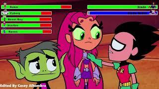 Teen Titans Go! To the Movies (2018) Final Battle with healthbars 2/2