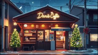 Cozy Japanese Christmas Café Ambience  Lofi Beats for Study & Work