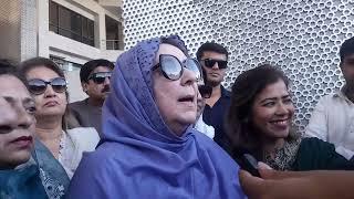 Islamabad: Former Prime Minister Imran Khan's Sister Noreen Niazi First Media Talk