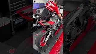 Aprilia RS660 with SC Project on the Dyno 