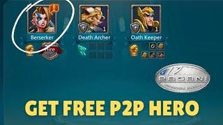 Lords Mobile x Pagani | New Code to Get free P2P Hero