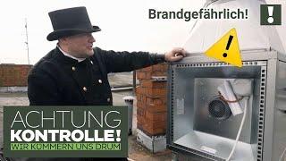 BRANDGEFAHR!  Lüftungsanlage ist VOLL mit Fett! | Achtung Kontrolle