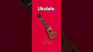 Ukulele English Vocabulary Musical Instruments #shorts