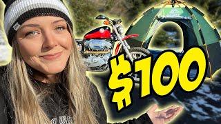 The CHEAPEST way to go Motorcycle Camping!