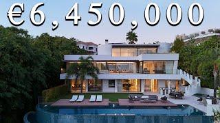 Touring a €6,500,000 Modern Mansion with its own SPA and incredible views of the Mediterranean!!