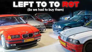 Uncovering the secrets (rust) of our fleet of E36's (+safety testing wink wink)