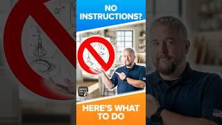 No Instructions with Your Appliance Part? Here's What to Do