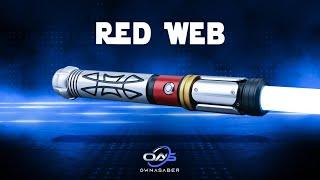 The Red Web Lightsaber is our best Padawan Saber! (OwnASaber)