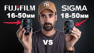 Lens Battle: Sigma 18-50mm vs Fujinon 16-50mm