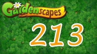 Gardenscapes level 213 Walkthrough