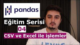 Pandas Eğitim Serisi | 04 CSV ve Excel den Veri Okuma