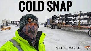 COLD SNAP | My Trucking Life | Vlog #3236