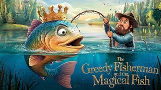 The Greedy Fisherman and the Magical Fish | Moral Story | English Story | English Moral Story