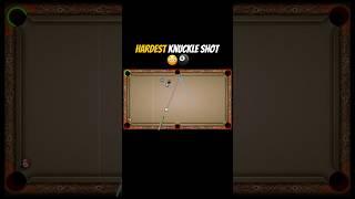 HARDEST Knuckle Shot in 8 Ball Pool History!  #8bp #8ballpool #miniclip #gaming #trickshot