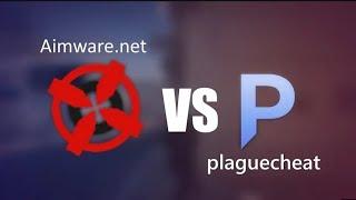 Aimware.net Crack  VS Plaguecheat.cc CS2 HvH