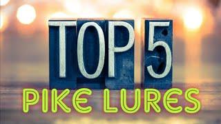 My top five Lures for Pike fishing