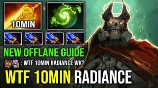 How to Offlane Carry Wraith King with 10Min Radiance Unkillable Refresher Reincarnation Dota 2